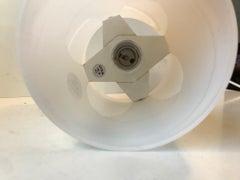 Midcentury White Lucite Pendant Light by Bent Karlby for Lyfa, 1960s