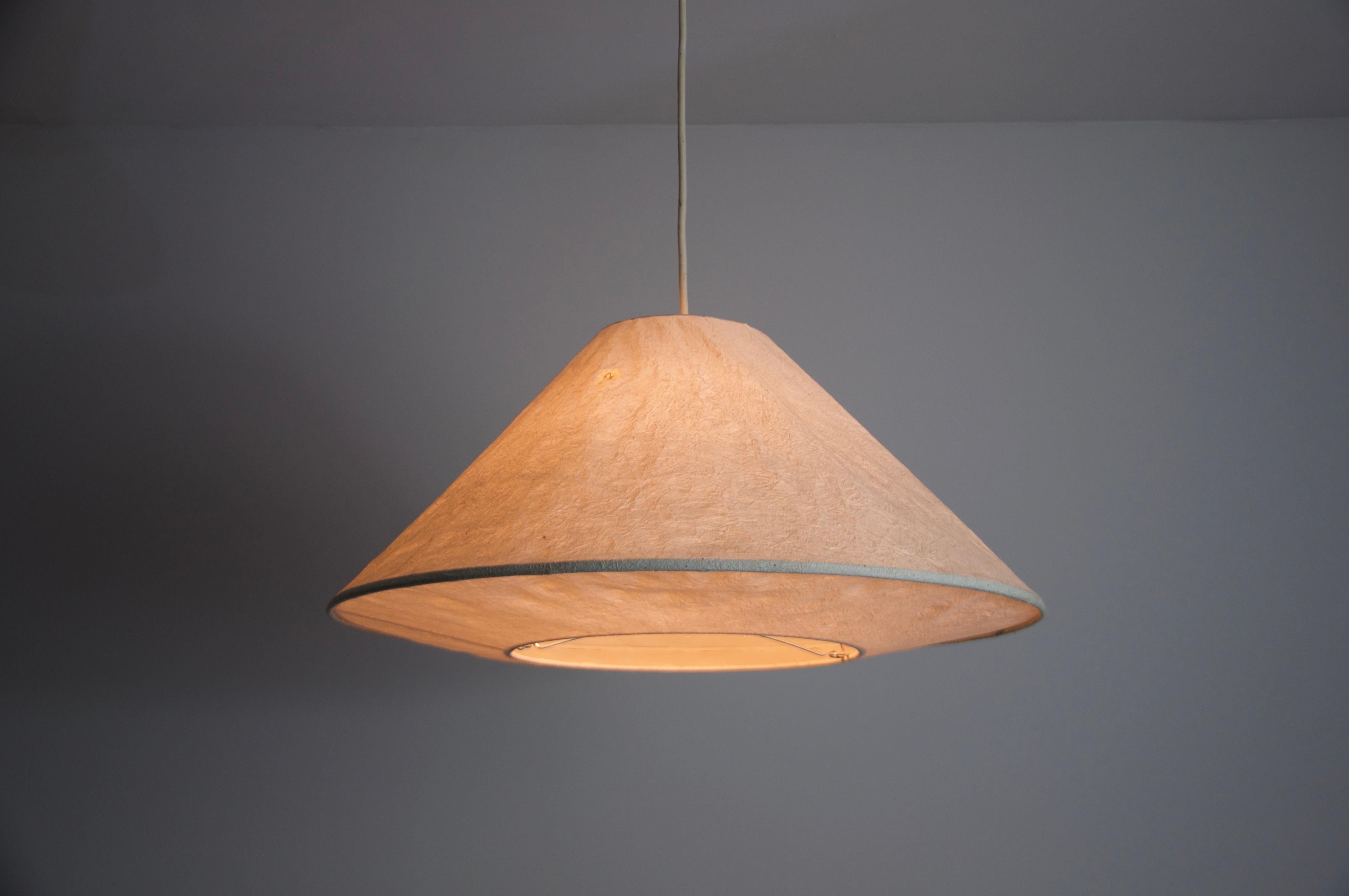 Weiße Mid-Century-Pendelleuchte, 1960er Jahre, Deutschland im Angebot 7
