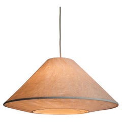 Midcentury White Pendant Light, 1960s, Germany
