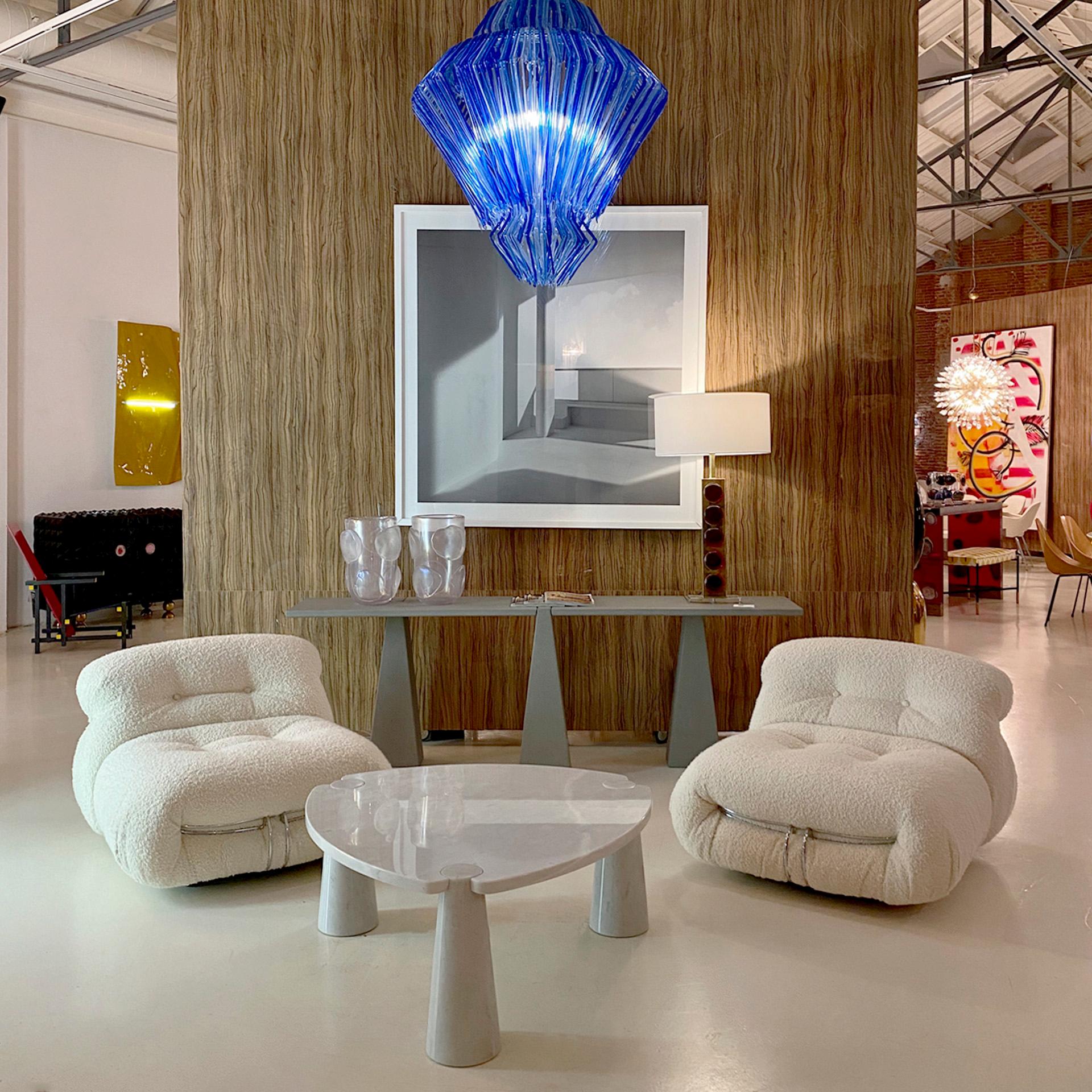 Canapé Soriana et 2 fauteuils du milieu du siècle dernier par Tobia Scarpa pour Cassina en vente 7