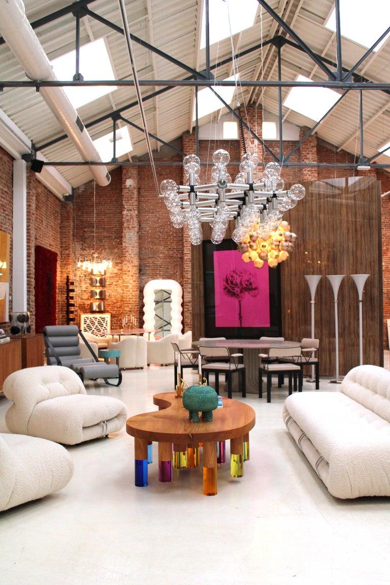 Canapé Soriana et 2 fauteuils du milieu du siècle dernier par Tobia Scarpa pour Cassina en vente 9