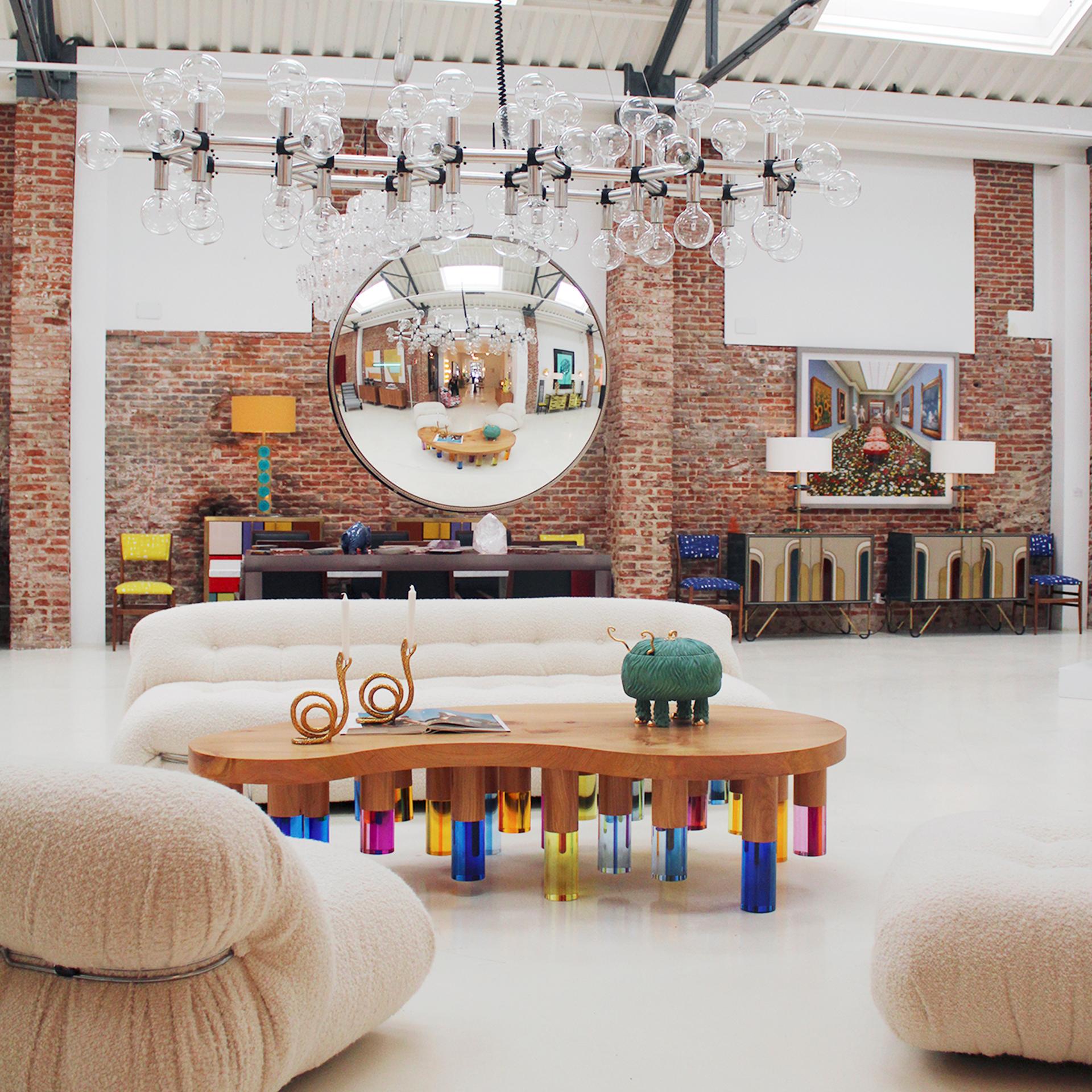 Canapé Soriana et 2 fauteuils du milieu du siècle dernier par Tobia Scarpa pour Cassina en vente 10