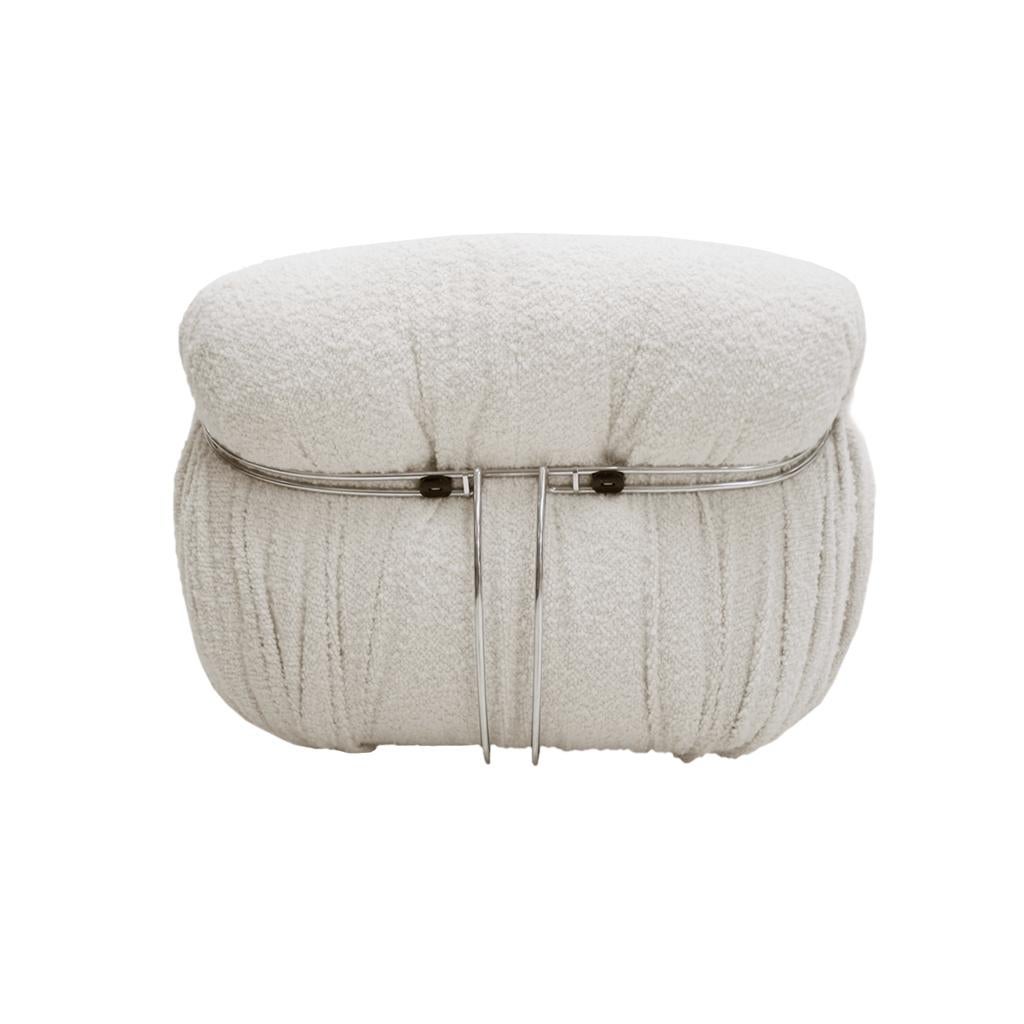 Acier Canapé Soriana et 2 fauteuils du milieu du siècle dernier par Tobia Scarpa pour Cassina en vente