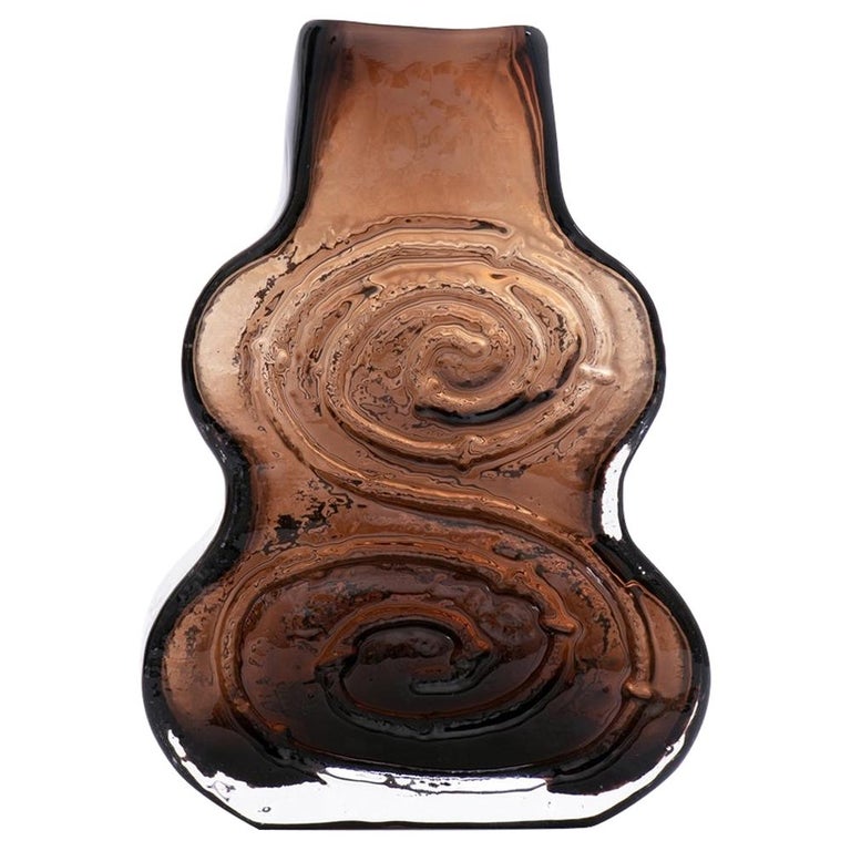 Midcentury Whitefriars Cello Vase by Geoffrey Baxter, c.1960 For Sale