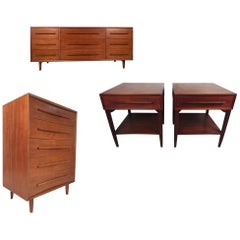 Midcentury Widdicomb Bedroom Set in the Style George Nakashima