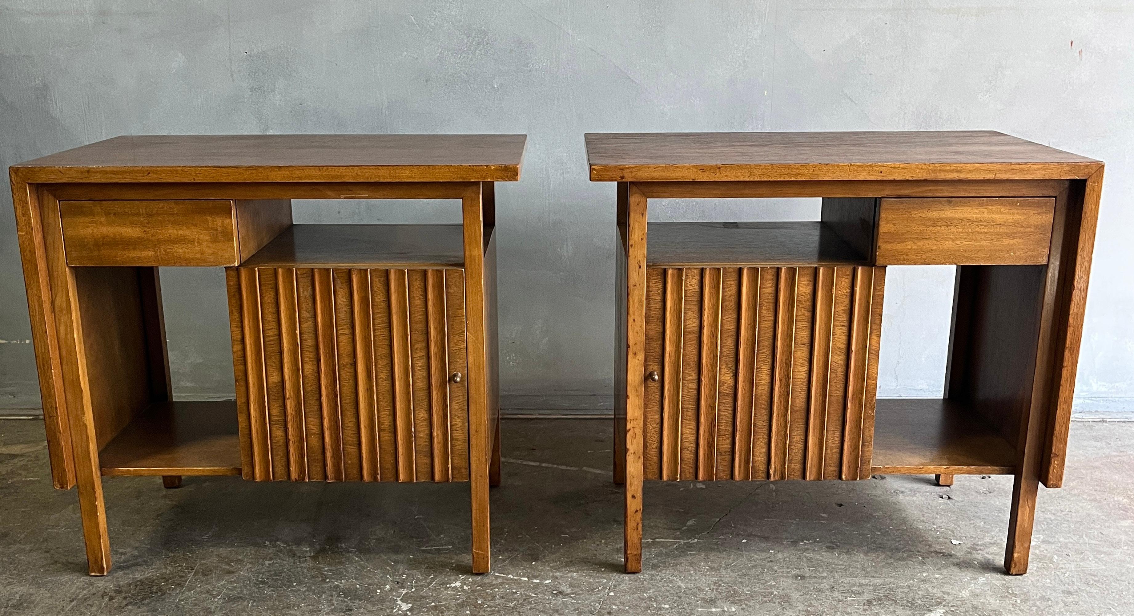 Mid-Century Modern Midcentury Widdicomb Night Stands or Side Tables For Sale