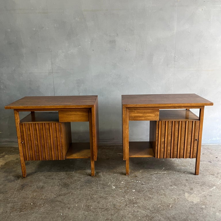 20th Century Midcentury Widdicomb Night Stands or Side Tables For Sale