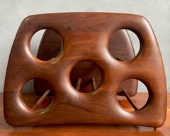 Midcentury "Hill" Wine Rack by Dean Santner