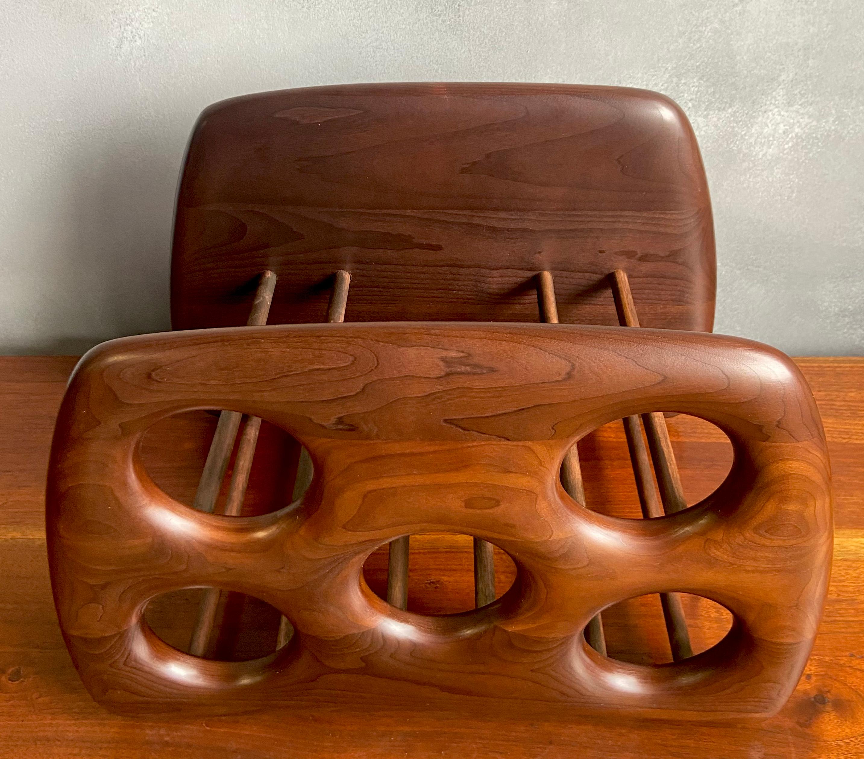 mid century wine rack