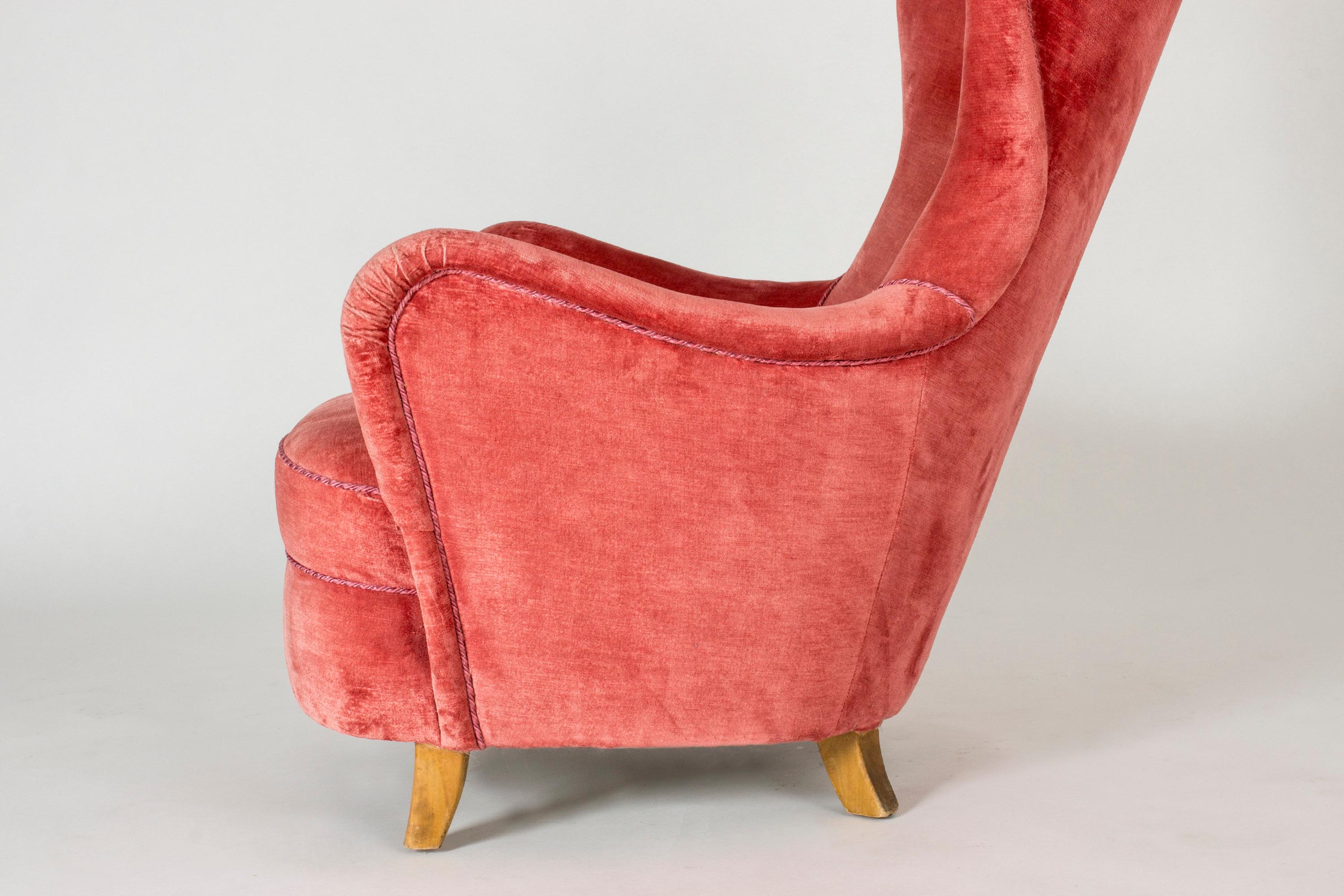 Mid-20th Century Midcentury Wingback Armchair by Sten Blomberg