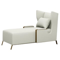 Midcentury Wingback Chaise II