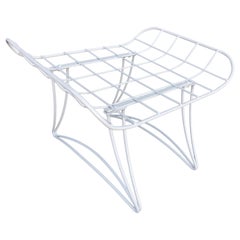 Vintage Midcentury Wireframe Ottoman by Homecrest