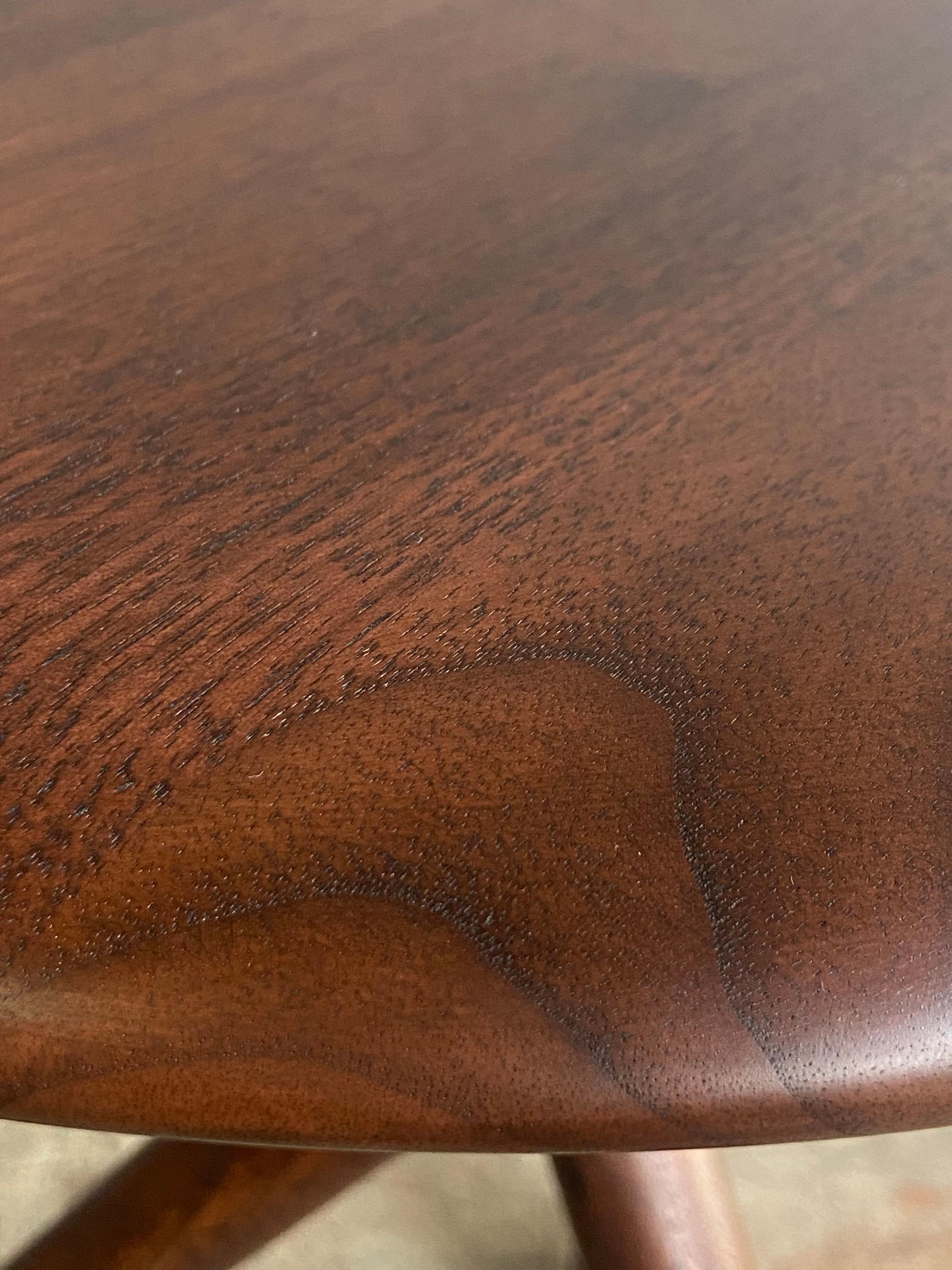 Midcentury Wishbone Side Table in Walnut (4 available) 11