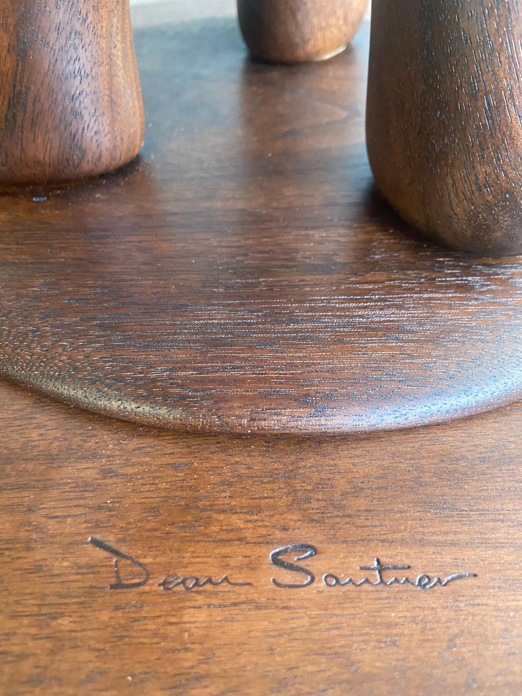 Midcentury Wishbone Side Table in Walnut (4 available) 12