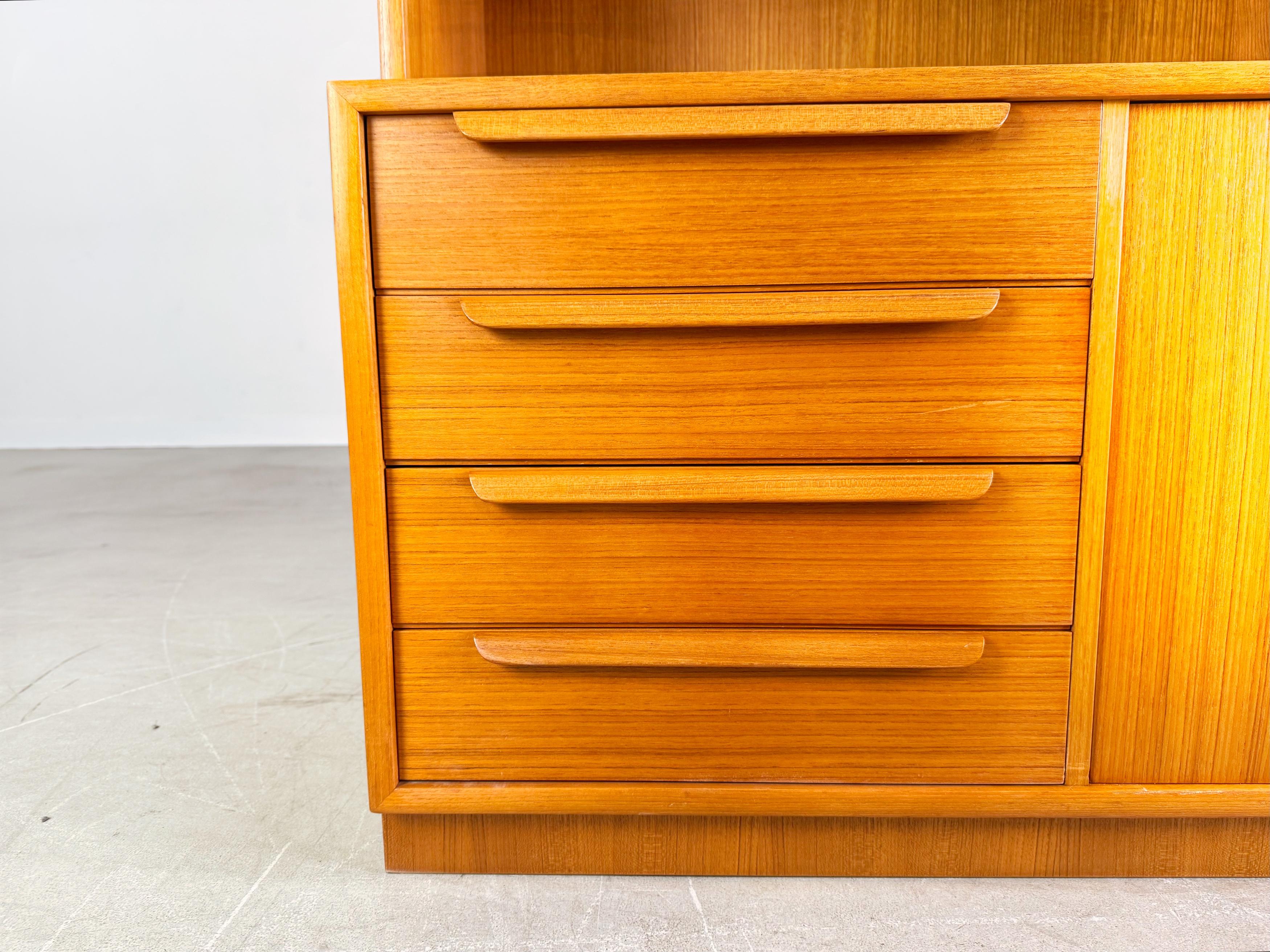 Tedesco Credenza in teak WK Möbel II Schrank Regal Vintage del Medioevo in vendita