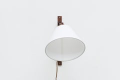 Midcentury Wood Accordion Wall Mount Lamp