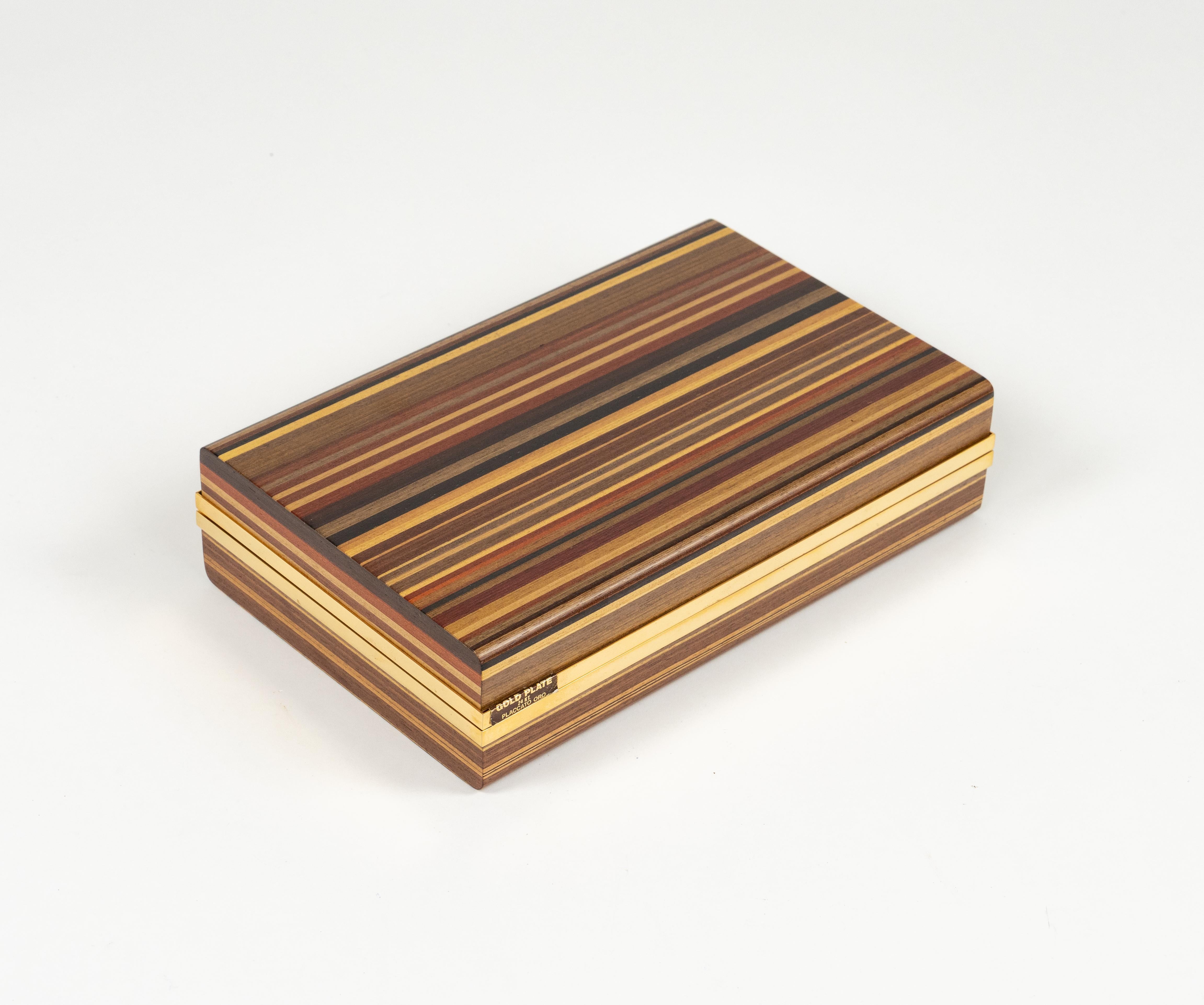 Fin du 20e siècle Boîte 24 KT de style Afra & Tobia Scarpa, Italie, années 1970 en vente
