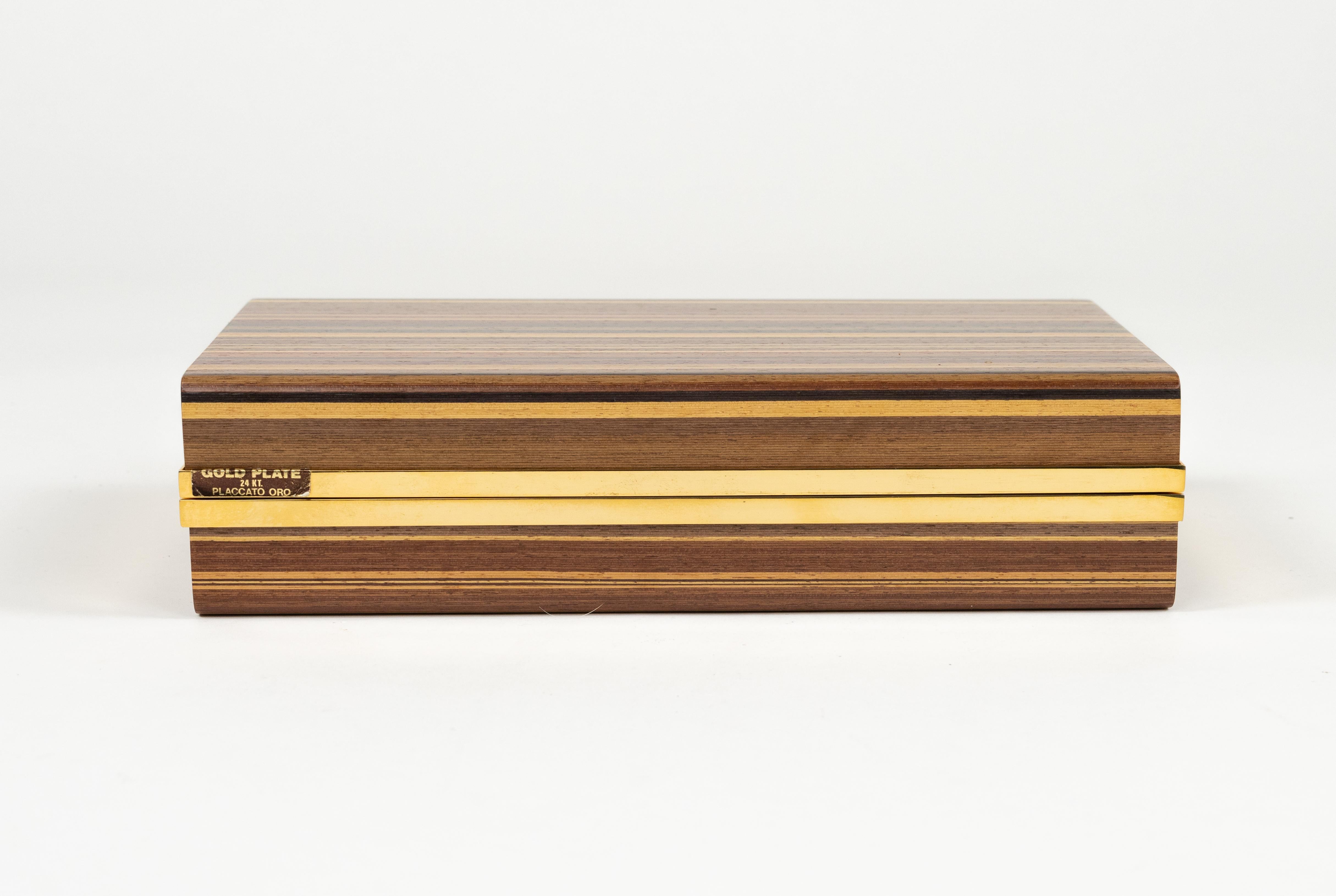 Boîte 24 KT de style Afra & Tobia Scarpa, Italie, années 1970 en vente 1