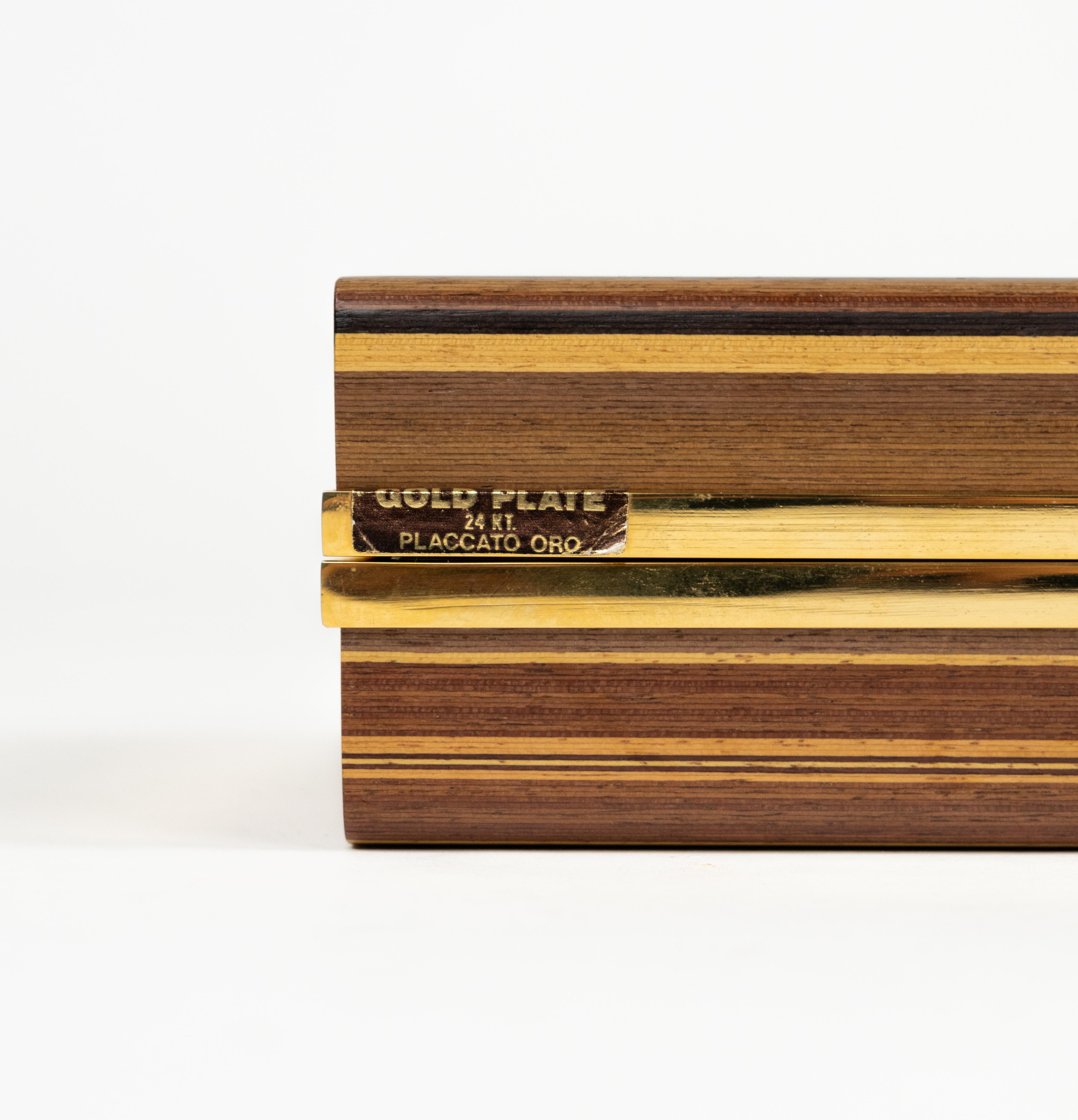 Boîte 24 KT de style Afra & Tobia Scarpa, Italie, années 1970 en vente 2