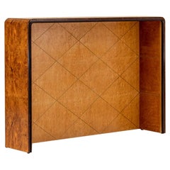 Midcentury wood Italian Consolle Table, 1940s