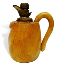 Midcentury Wood Pitcher Design Aldo Tura for Macabo, Cusano Milanino, 1950s
