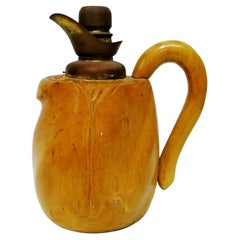 Midcentury Wood Pitcher Design Aldo Tura for Macabo, Cusano Milanino, 1950s