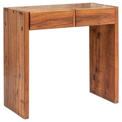 Midcentury wood writing desk designed by Giuseppe Rivadossi, Italy 1970