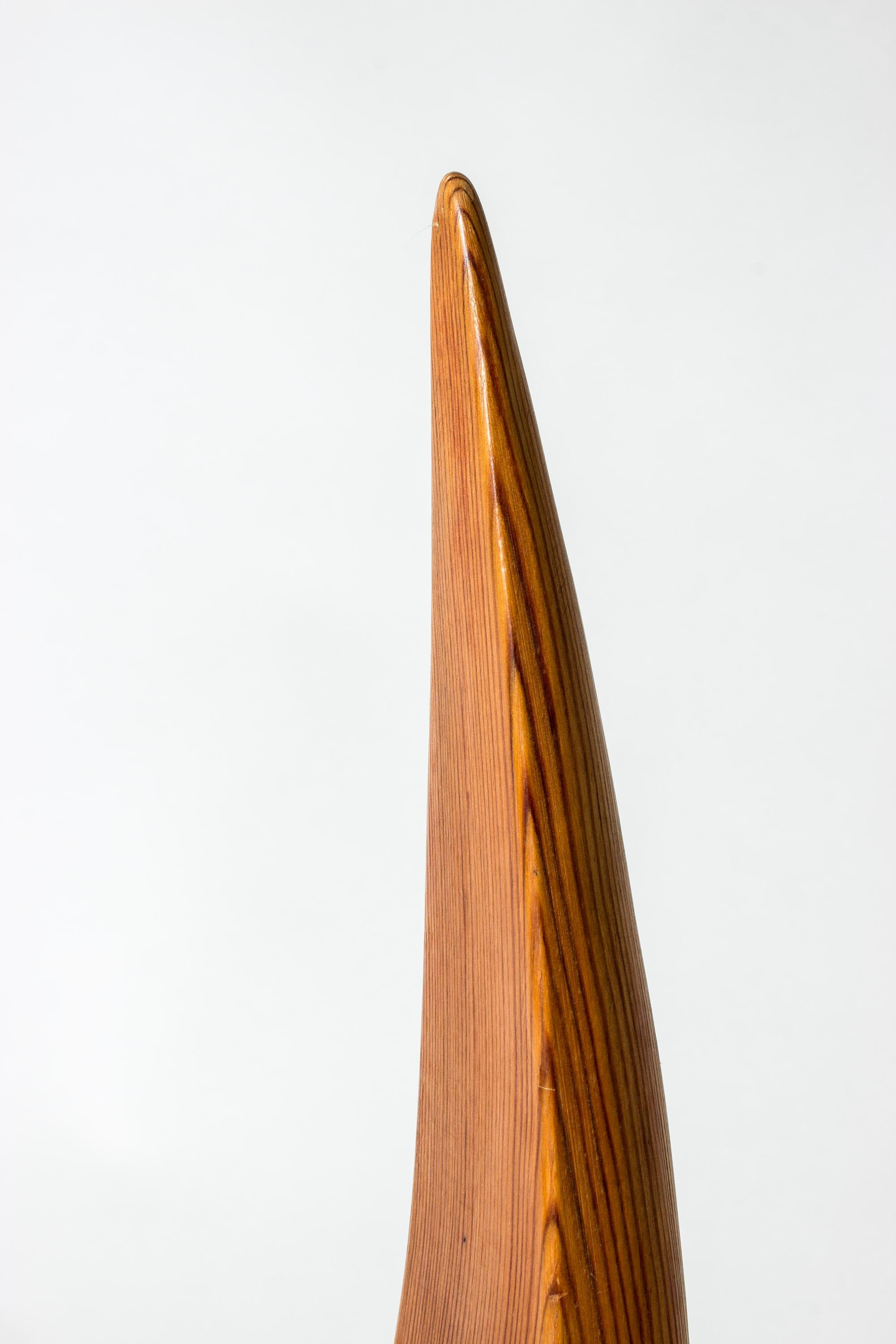 Mid-20th Century Midcentury Wooden Abstract Sculpture by Johnny Mattsson, Sweden, 1962 For Sale