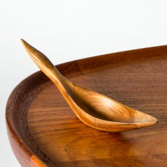 Cuenco de madera de mediados de siglo de Johnny Mattsson, Suecia, años 50