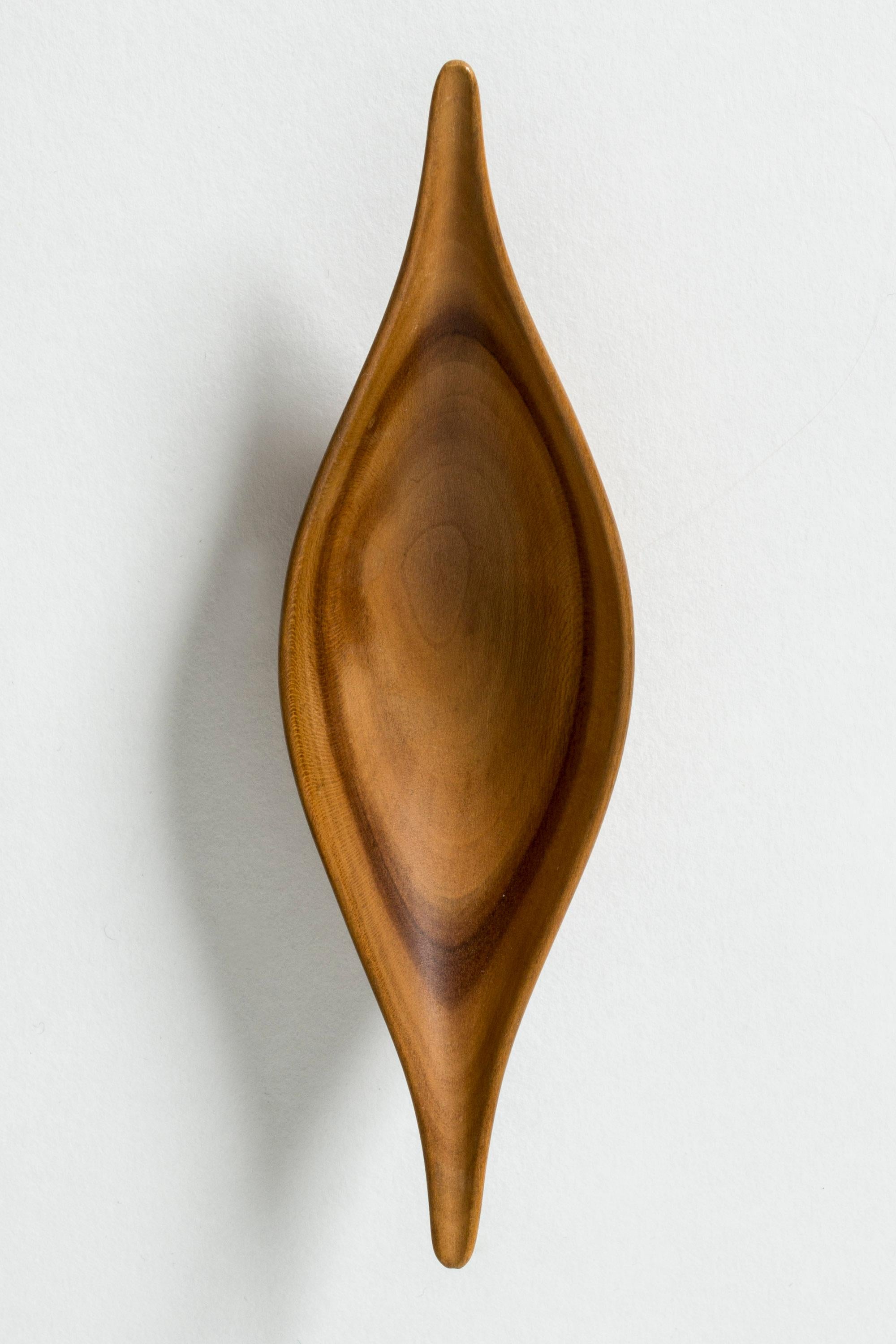 Swedish Midcentury wooden bowl by Johnny Mattsson, Sweden, 1950s