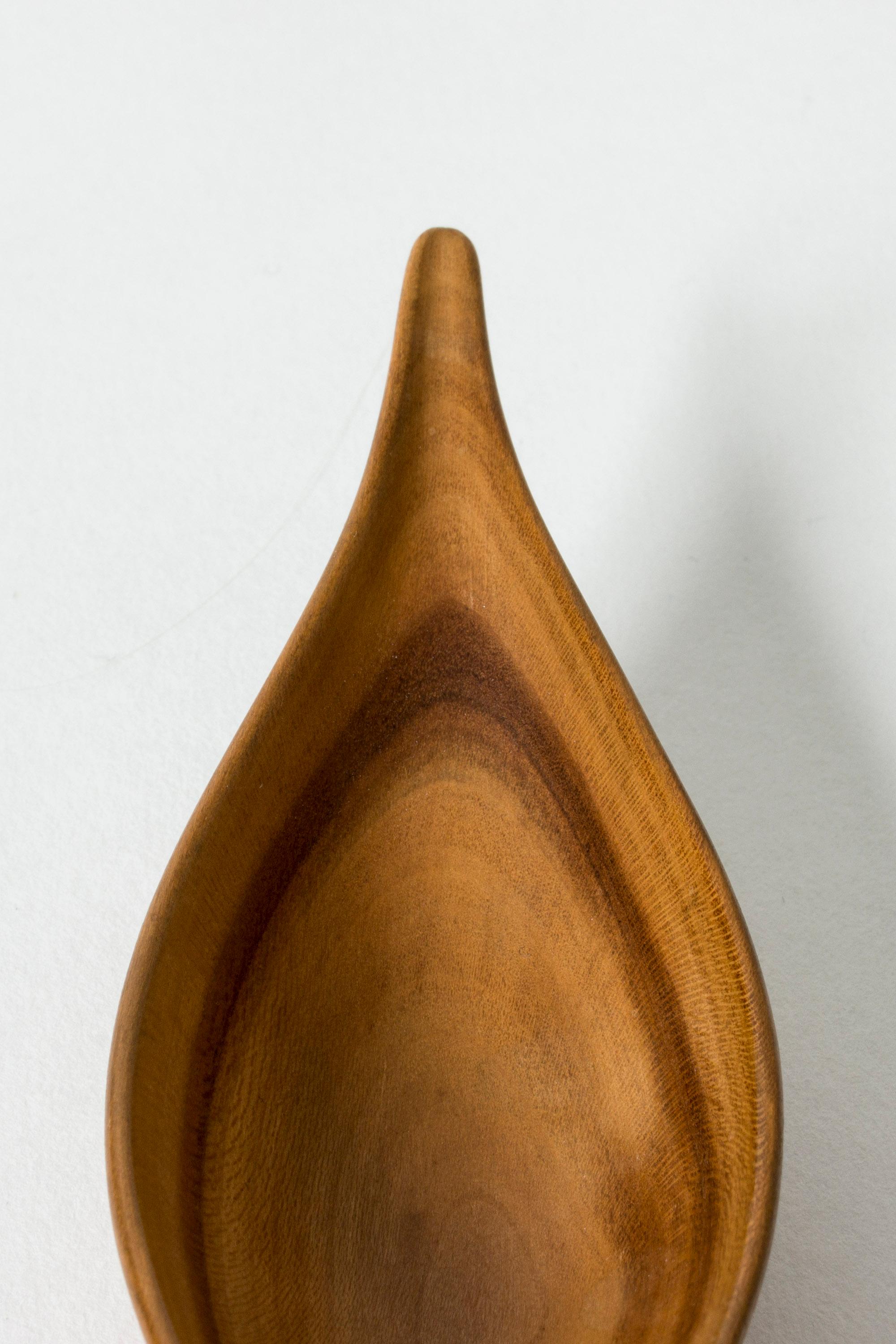 Midcentury wooden bowl by Johnny Mattsson, Sweden, 1950s In Good Condition In Stockholm, SE