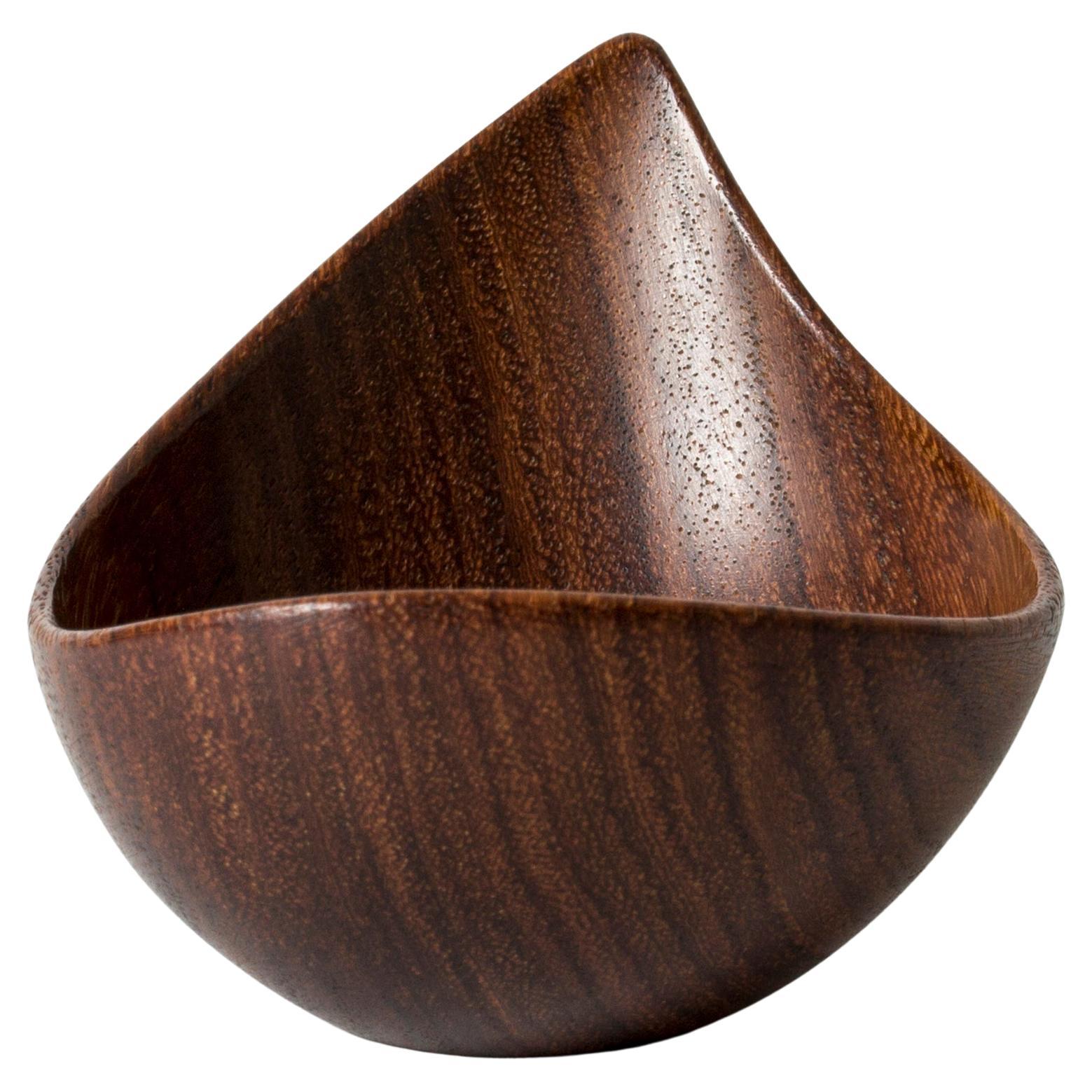 Midcentury Wooden Bowl by Johnny Mattsson, Sweden, 1950s