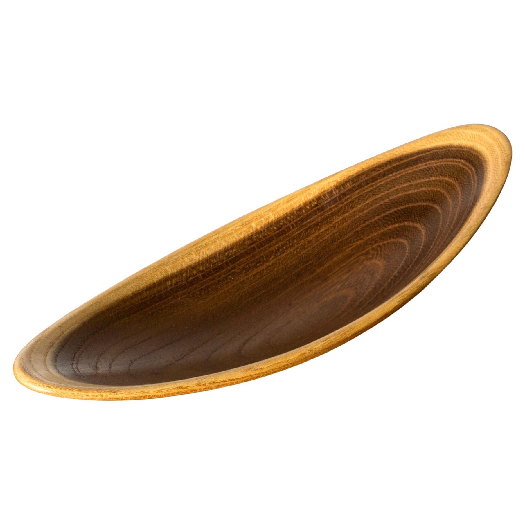 Midcentury wooden bowl by Johnny Mattsson, Sweden, 1950s