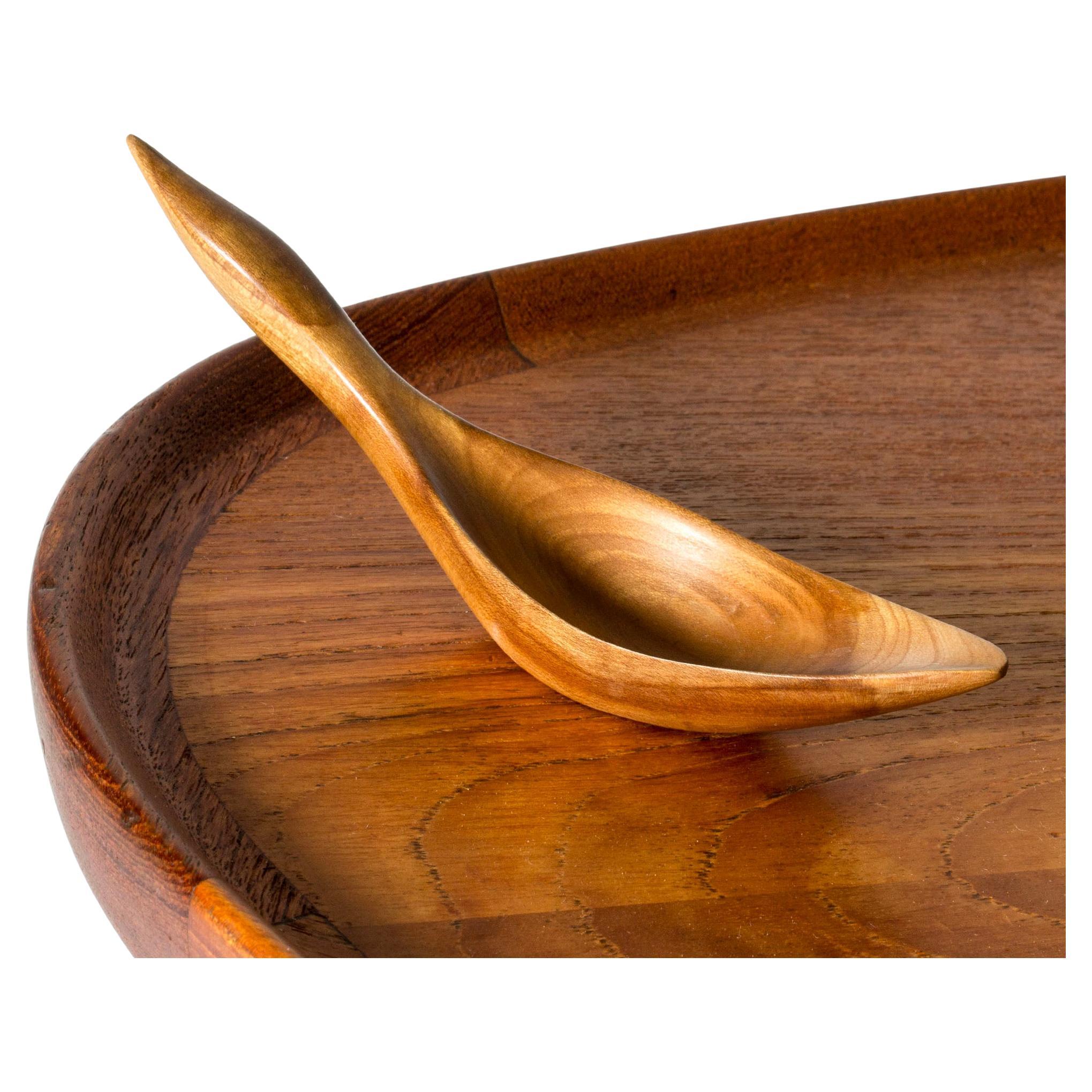 Midcentury wooden bowl by Johnny Mattsson, Sweden, 1950s