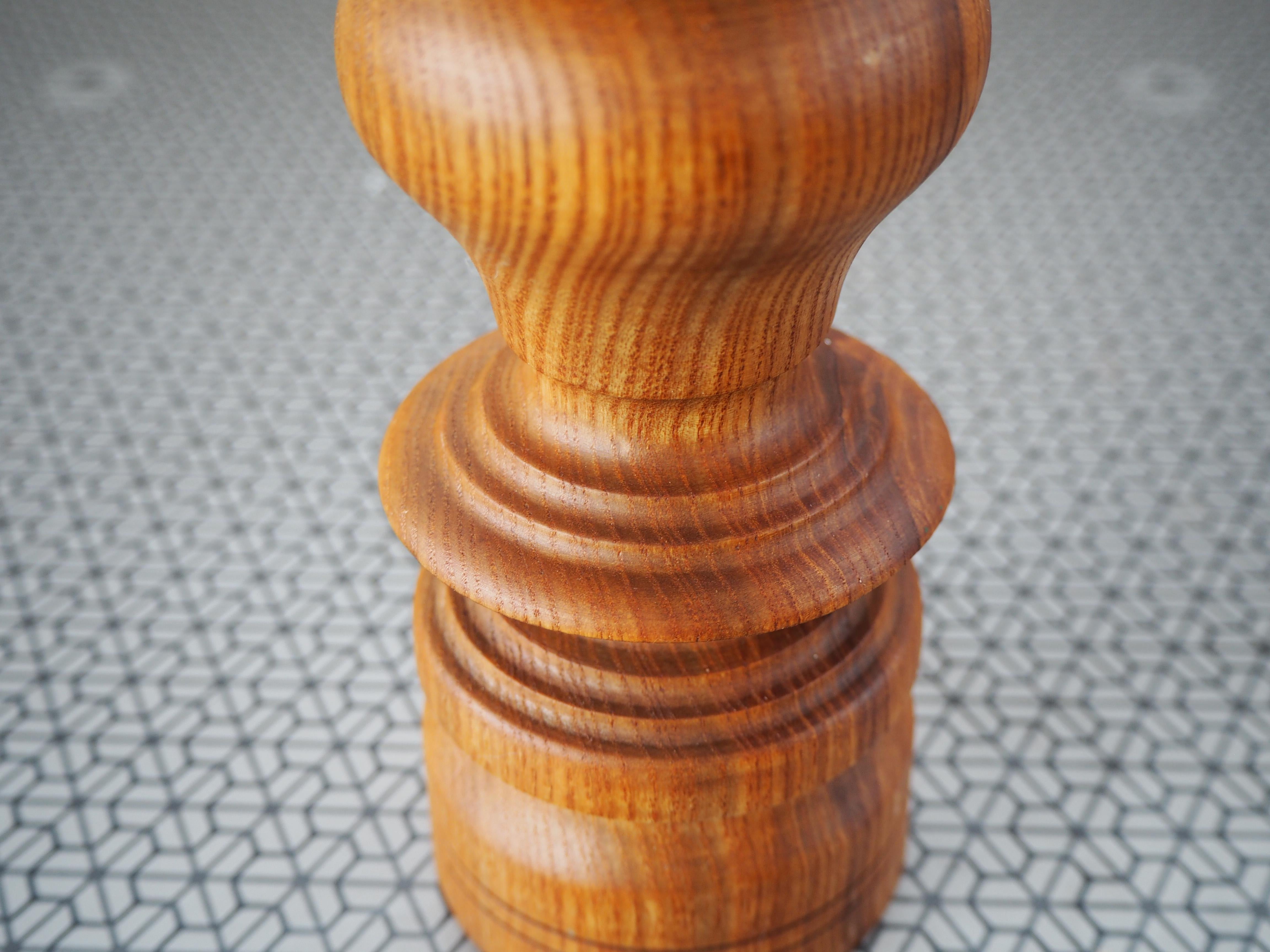 Portavelas de madera de mediados de siglo, años 60, Europa en venta 4