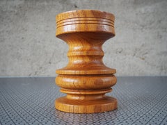 Portacandele in legno del Medioevo, anni '60, Europa