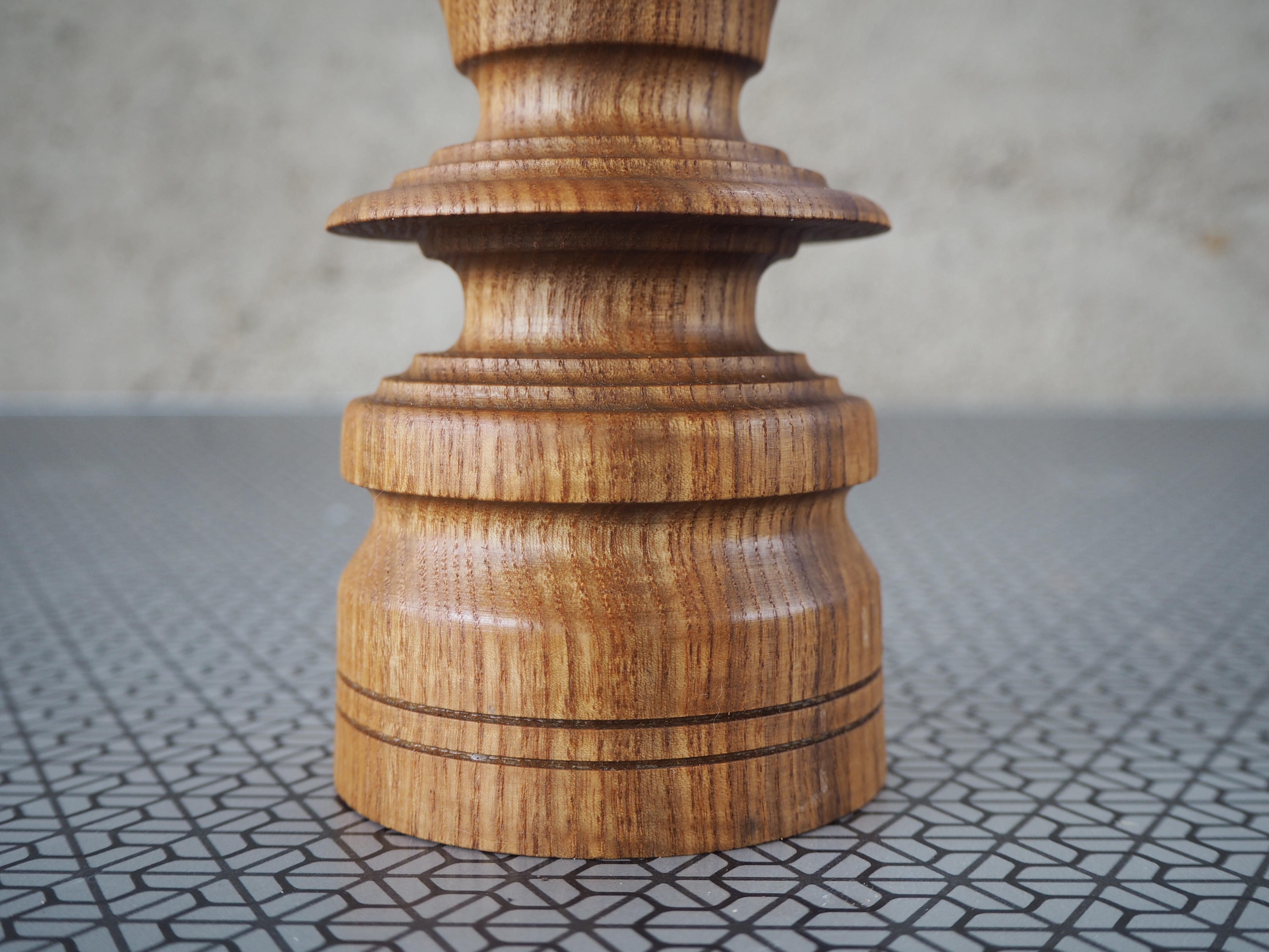 Portavelas de madera de mediados de siglo, años 60, Europa en venta 2