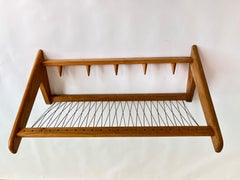 Midcentury wooden Design Wall Coat Rack by ÚLUV - Czechoslovakia, 1960s
