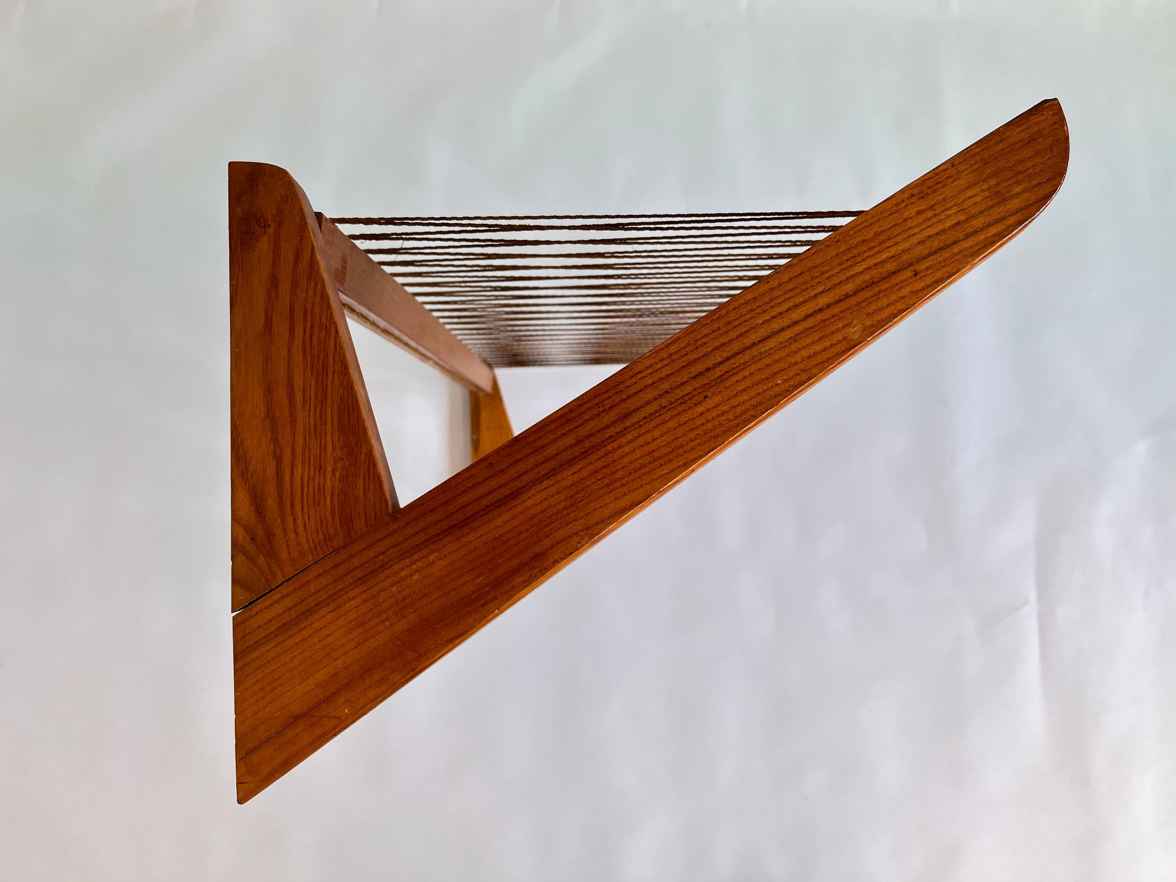 Midcentury wooden Design Wall Coat Rack by ÚLUV - Czechoslovakia, 1960s In Good Condition For Sale In Praha, CZ