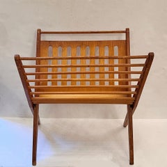 Midcentury Wooden Magazine Rack