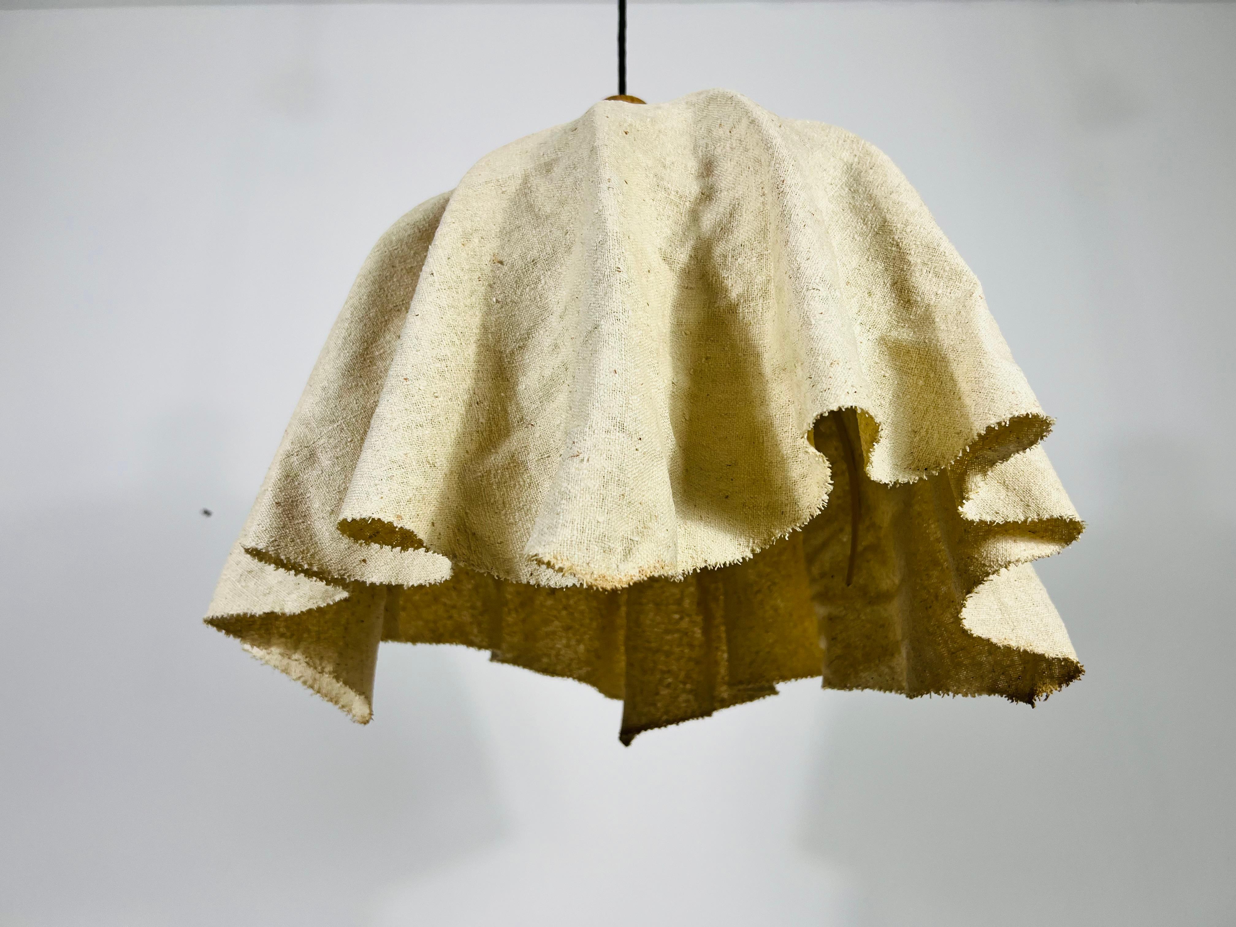 Midcentury Wooden Pendant Lamp with Counterweight by Domus, 1960s 2