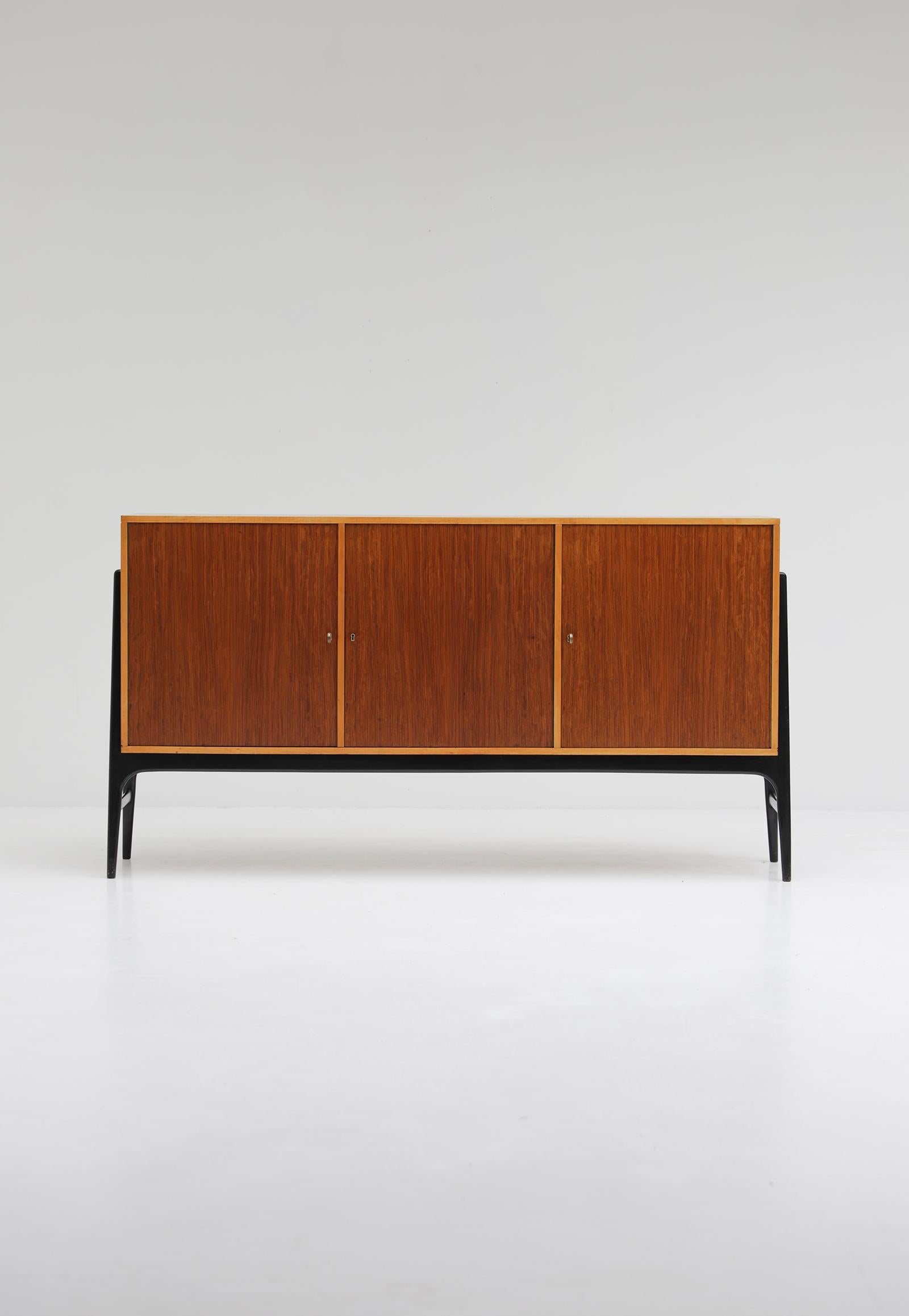 midcentury wooden sideboard by Alfred Hendrick for Belform 1958 3