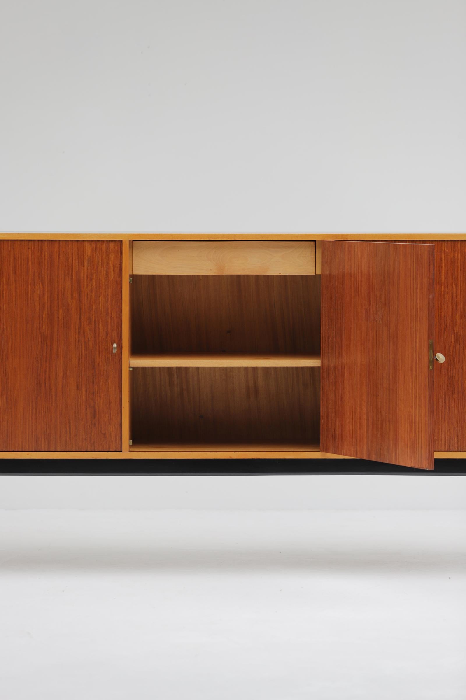 midcentury wooden sideboard by Alfred Hendrick for Belform 1958 5