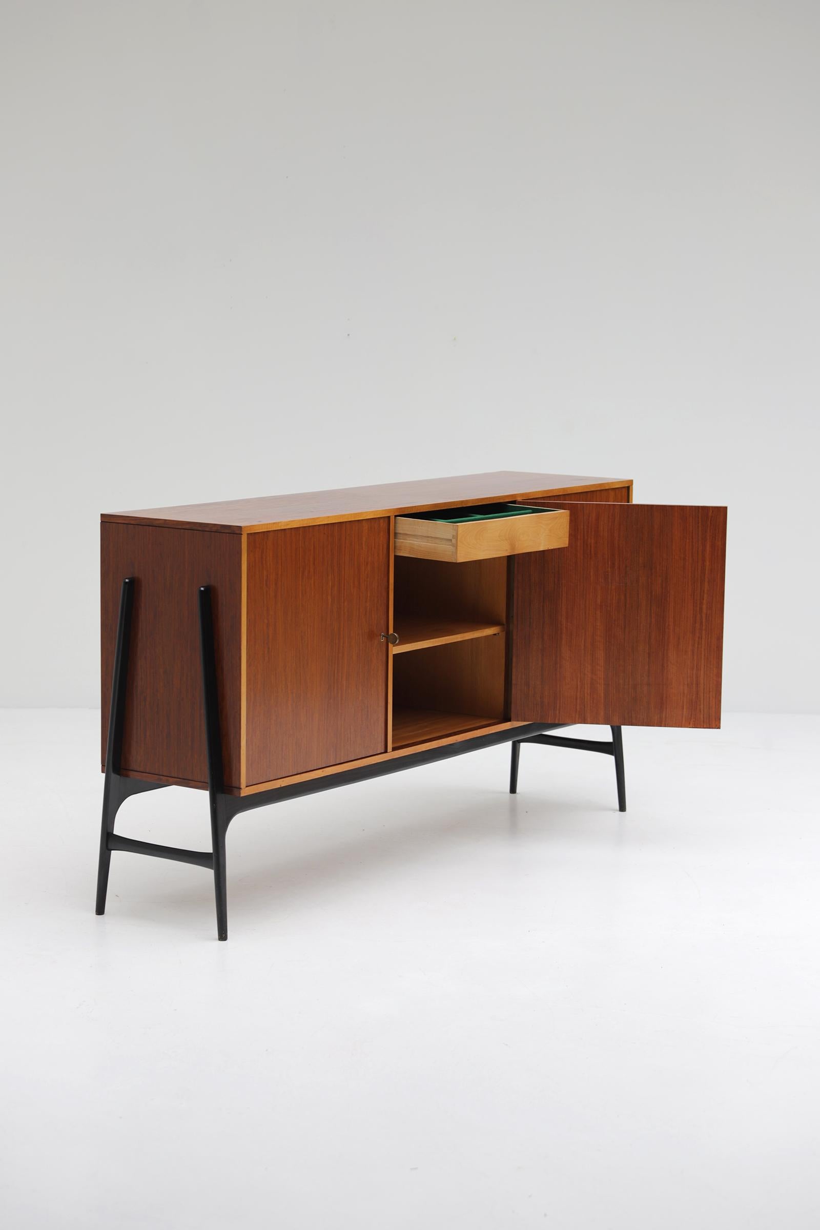 midcentury wooden sideboard by Alfred Hendrick for Belform 1958 6