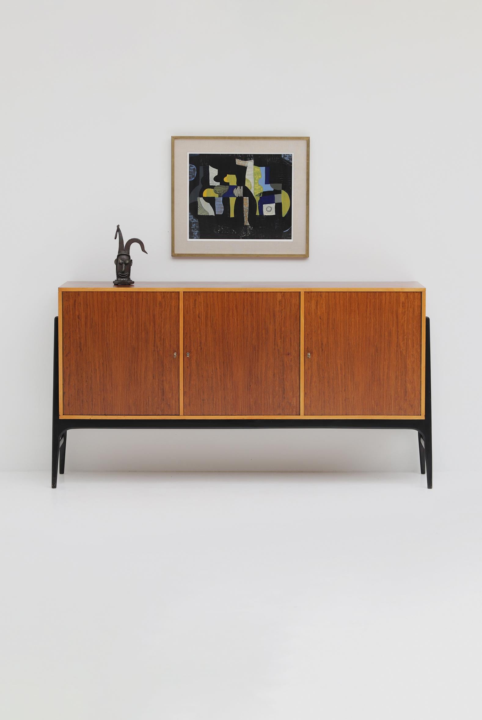 midcentury wooden sideboard by Alfred Hendrick for Belform 1958 7