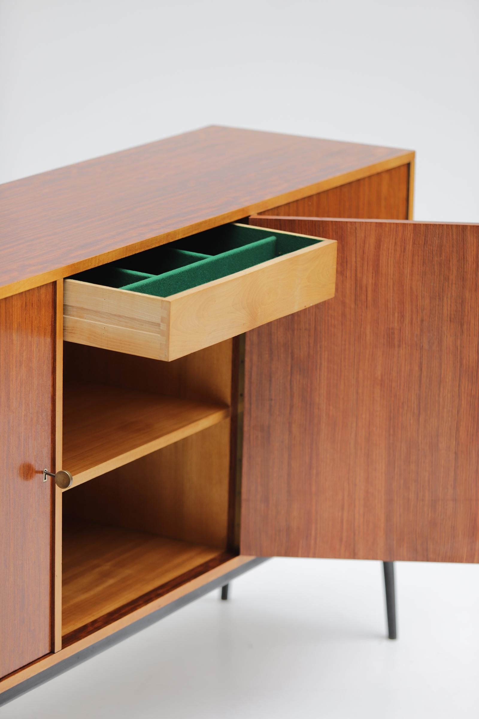 midcentury wooden sideboard by Alfred Hendrick for Belform 1958 8