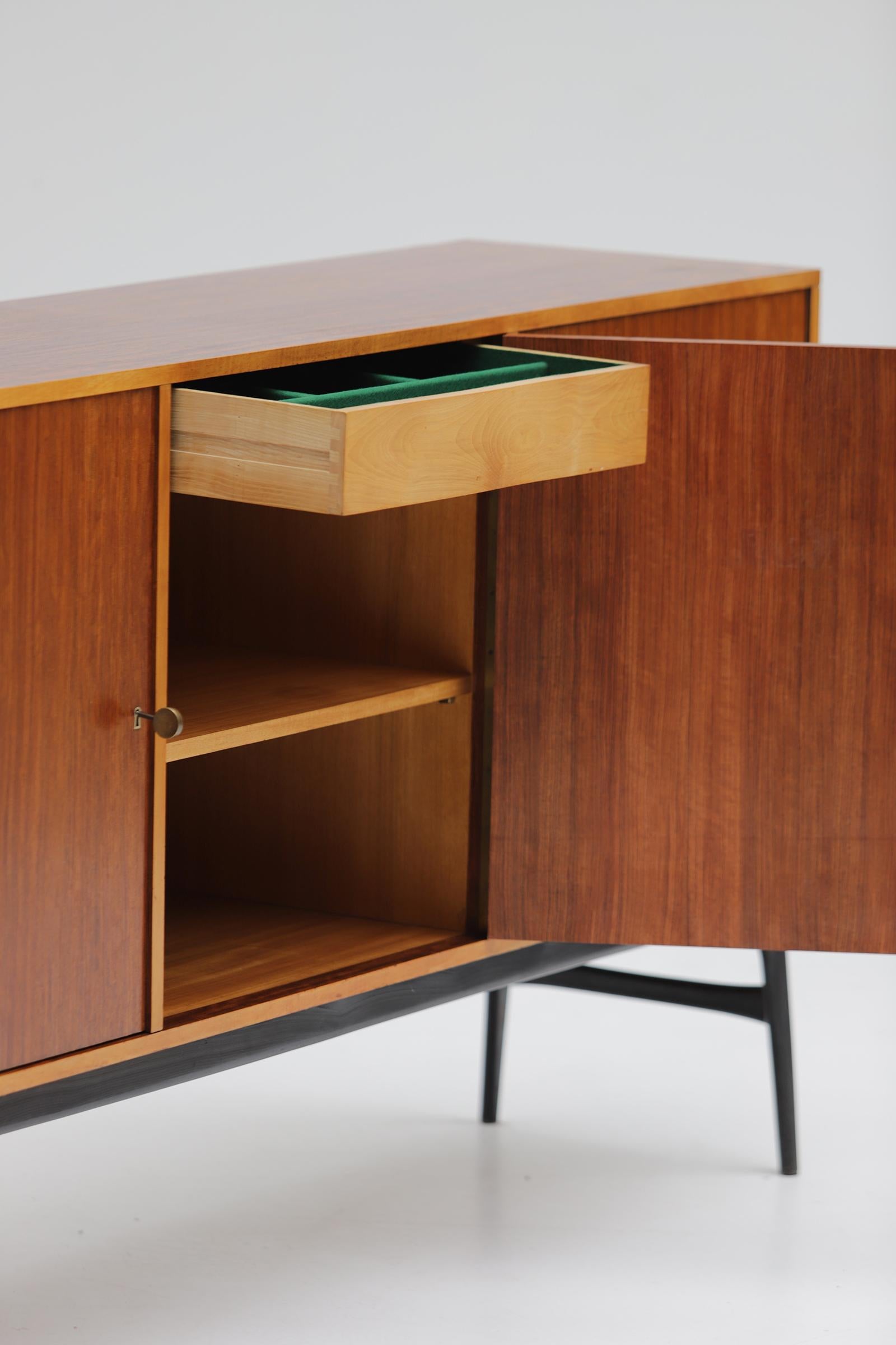 midcentury wooden sideboard by Alfred Hendrick for Belform 1958 9