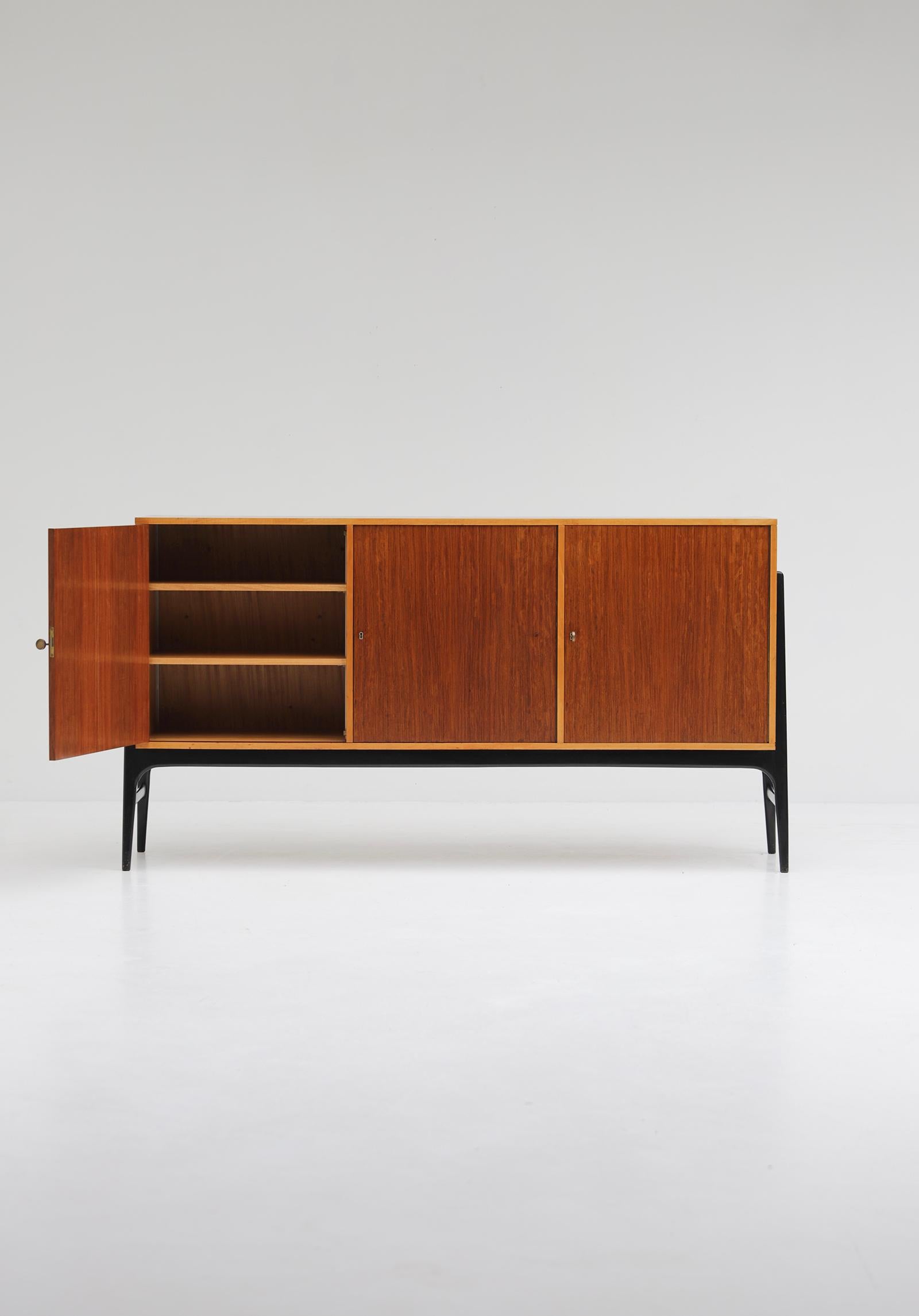 midcentury wooden sideboard by Alfred Hendrick for Belform 1958 10