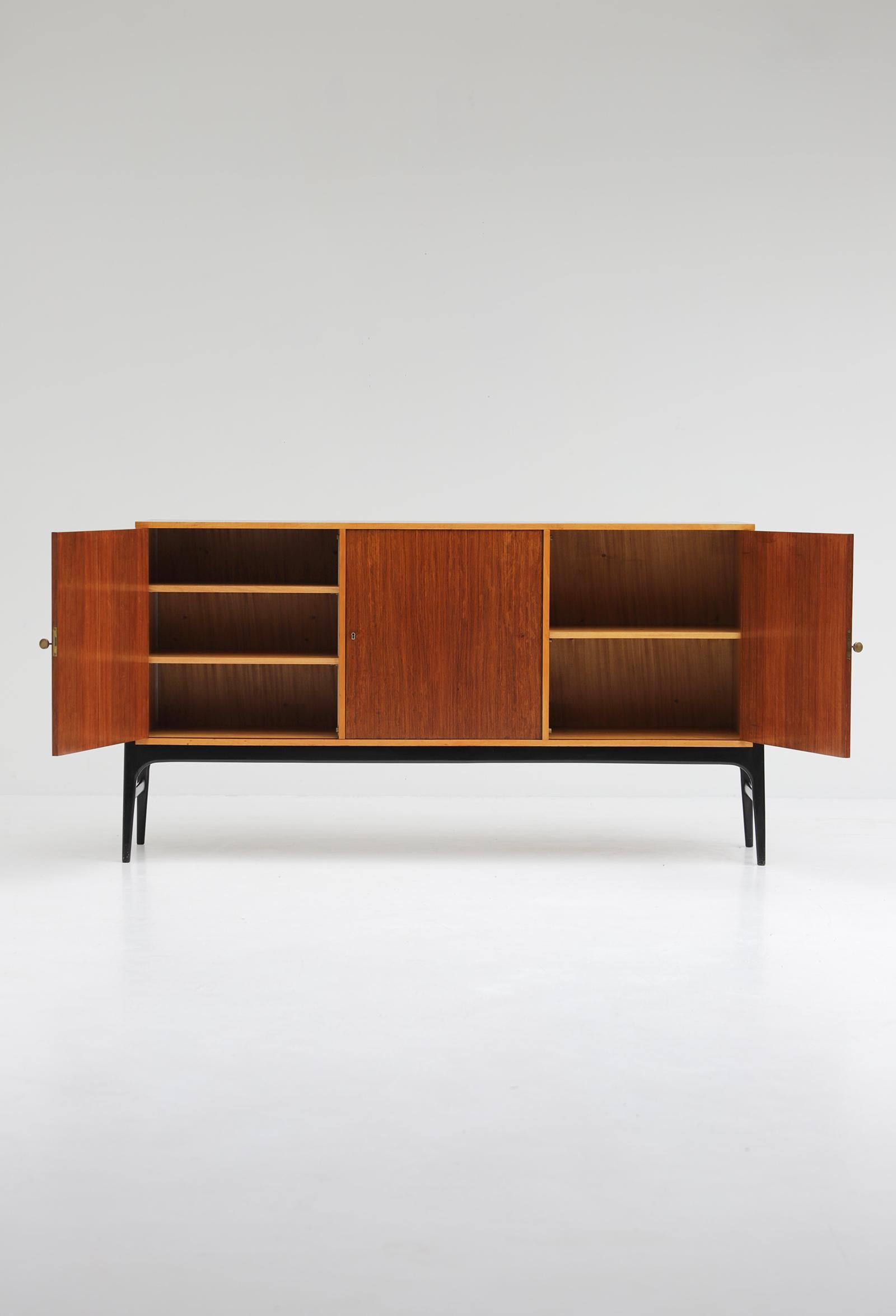 midcentury wooden sideboard by Alfred Hendrick for Belform 1958 11