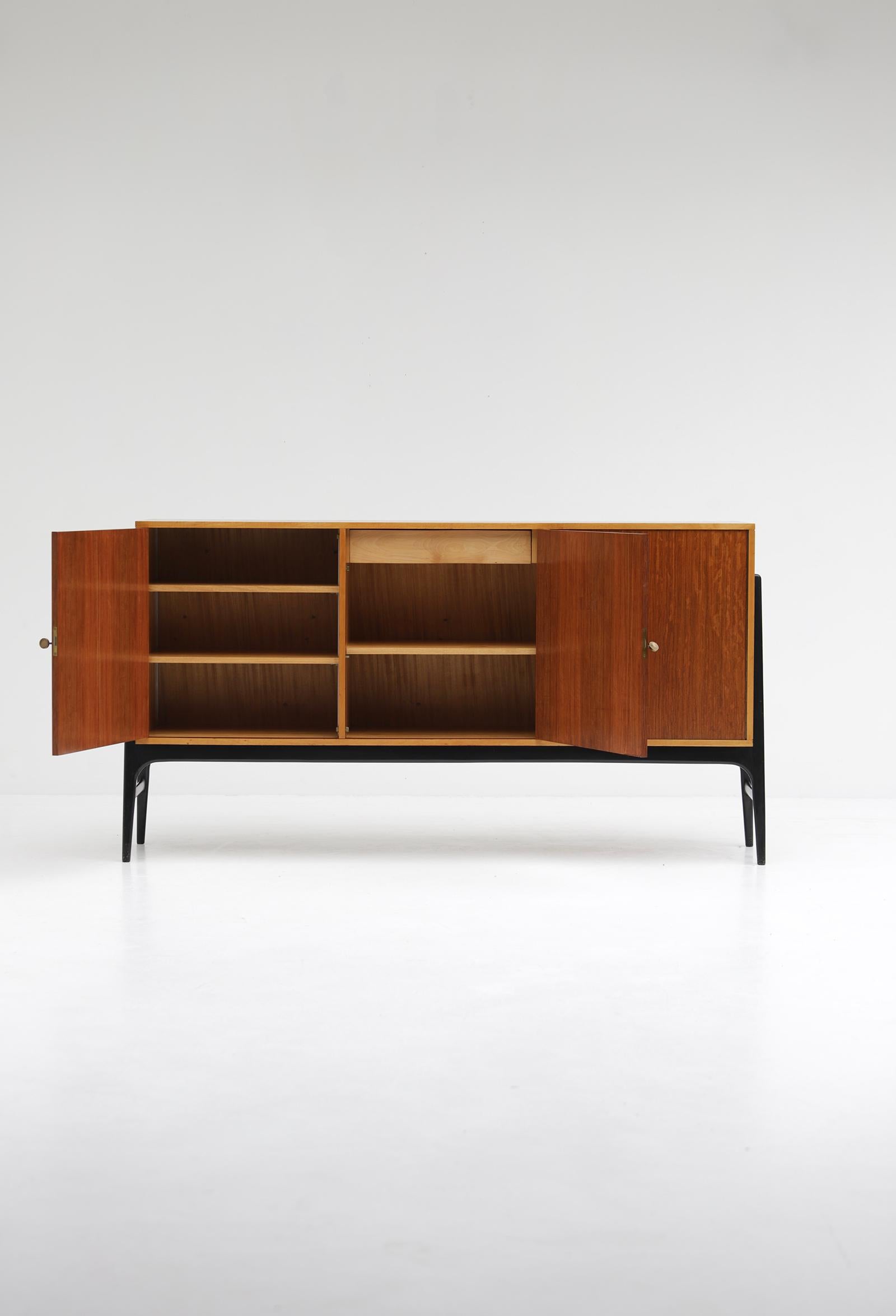 midcentury wooden sideboard by Alfred Hendrick for Belform 1958 12